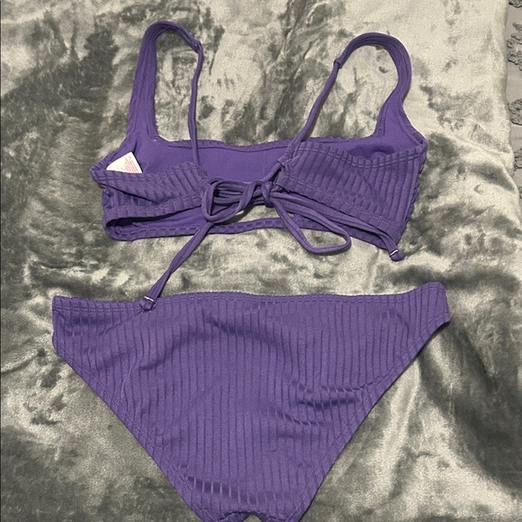 Xhilaration Ribbed Bikini Set - Picture 2 of 4
